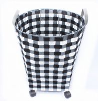 Large Capacity Woven Laundry  Basket With Handles And Wheels
