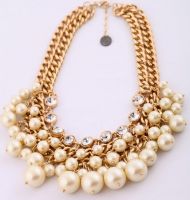 Fashion jewelry imitation pearl necklace