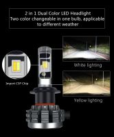 shenzhen auto accessories,automobile led h1,h7,h8,h11,9005,9006,9012,h4 dual color headlights