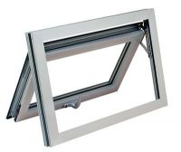 double glazed alumnium white chain winder awning window with flyscreen for commercial and residential