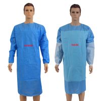 Nonwoven disposable AAMI PB70 Surgical gown