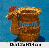 Fern animal shaped basket