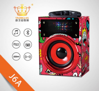 MX-J6A Mini bluetooth wooden speaker