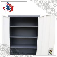 High Quality Library Uesd Furniture 2 Door Metal Cabinet Steel Shelves Book Cabinet
