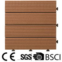 Wood textura WPC decking tile laminated flooring wood plastic composite for outdoor
