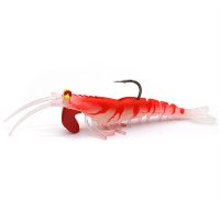 120mm Customized High Quality TPR Material Fishing Lure Prawn Soft Shrimp