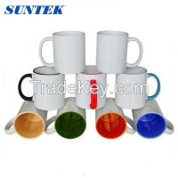 Ceramic Coated White Cup Color Changing Sublimation Mug