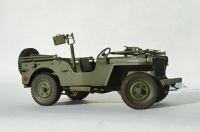 New Eaxroys 1:6 Scale 1/4ton Utility Truck Willys Mb Jeep Handmade Metal Model