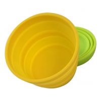 Food grade silicone foldable cup trabel cups