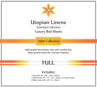 Utopian Linens Luxury Bed Sheets Set Full