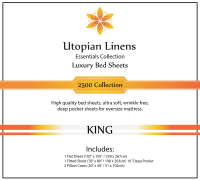Utopian Linens Luxury Bed Sheets Set King