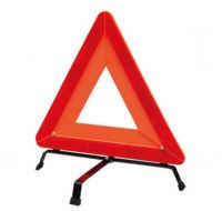 reflective road safety warning triangle