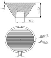 high power LED advertising lens