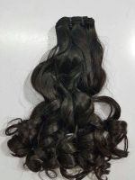 Double Drawn Machine Weft Hair_65cm_Wavy_Natural Virgin Brazilian Hair