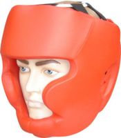 Leather Pro Head Guards For Professional Fighters With Chin Protection