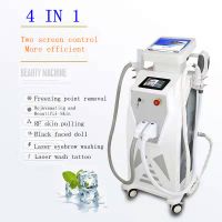 4 in 1 Opt E-Light IPL RF ND YAG Laser Hair Removal Instrument Multifunction Beauty Machine