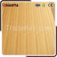 3.6mm straight AA +grade teak plywood