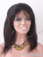 12inch 1b Silky Straight Indian Remy Hair Full Lace Wig