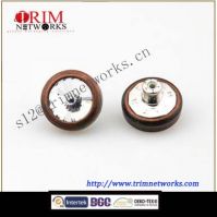 Alloy with stone 20MM HVB Anti copper with metal parts, transparent round stone