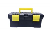 Plastic tool box with interlayer 12.5 inches