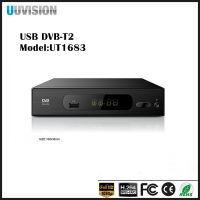 UUvision H.264 / MPEG-2/4 Set-top Box 1080P K2 Full HD DVB-T2 Digital Terrestrial TV Receiver Compatible with DVB-T for TV HDTV