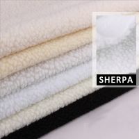High Quality Wholesale 100% Polyester Sherpa Fleece Teddy Bear Fur Fabric For Garment Or Blanket