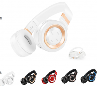 High quality new fashion foldable durable custom color OEM design bulk wireless  bluetooth stereo headphone