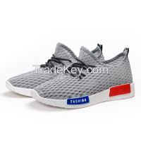 fashionable breathable mesh sport shoes for men