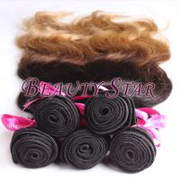 100% Virgin Remy  Human Hair Extension Curly T Color