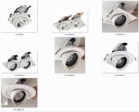 Home Lighting 40W COB 142mm 175mm 190mm Cutout Recessed Led Ceiling Downlight