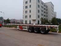 20ft 40ft 3 axle Flatbed semi trailer for sale