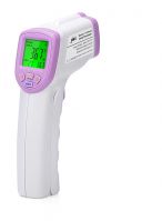 Infrared thermometer with three-color LCD indicator