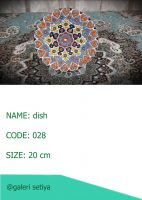 Enamel pottery dish