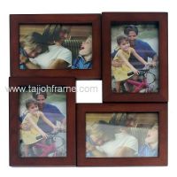 Modern Home DÃƒÂ©cor 4-Opening Collage Wooden Photo Frame