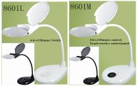Table Magnifier Magnifying Lamp 4-Level Dimmer Control Rechargeable