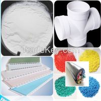 ISO Factory White Powder Suspension Grade PVC Resin SG5 K 65-67 for Pi