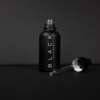 Black marble beard oil