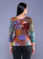 Vintage Silk Kantha Top