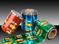 Food packaging film, printing film for candy packing