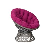 big lots mid century modern metal frame swivel bowl pink papasan chair