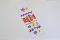 Wheat flour, rice powder packaging paper laminated side gusset pouch