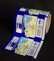 Chocolate filling biscuits, cream filling cookies automatic packaging film in roll