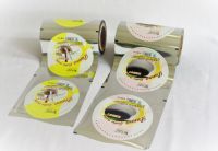 Jelly cup, pudding cup automatic or manual top web packaging lidding film