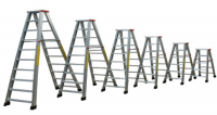 Aluminum product for herringbone ladder