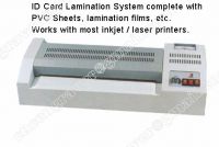 Identity Card (ID Card) Lamination System (Desktop / Portable)