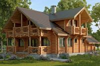 RUSSIAN CYLINDER LOG HOMES (PRE-FABRICATED SETS OF LOG BUILDING UNITS) from RUSSIA (export)