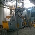 SANDBLASTING MACHINE WITH MESH BELT