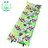 RUNSEN Self filling cushion, seven color flower  outdoor single person jointing damp proof cushion, automatic inflatable cushion, tent cushion,