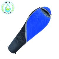 RUNSEN  0-5 Degree centigrade Outdoor Bule Red Camping Folding Splicing Mummy Spring Winter Sleeping Bag 