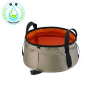 RUNSEN Portable Outdoor Travel Folding Water Bucket Washbowl Fishing Bucket Water Pot Hiking Camping outdoor bucket